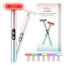 Terapia de luz facial Fxtiaa Red-Light Wand 7 cores LED Terapia de luz facial Fxtiaa Red-Light Wand 7 cores LED
