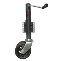 Terceira Roda Carretinha Pedestal Escamoteável Roda Dupla 8x2 para Reboque e Carreta