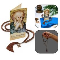 Terço bizantino com folheto de oração