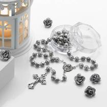 Terço Botões de Rosas de Santa Teresinha 8mm Terço Botões de Rosas de Santa Teresinha 8mm