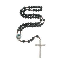 Terço Carlo Acutis - Preto 8mm Terço Carlo Acutis - Preto 8mm
