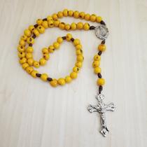 Terço Católico Nossa Senhora Aparecida prateado Terço Católico Nossa Senhora Aparecida prateado