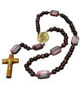 Terço Comtemplação Dos Misterios de Madeira N.S De Aparecida