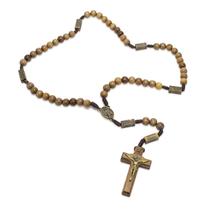 Terço Contemplação dos Mistérios Madeira 10mm