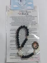 Terço Coroa de Santa Rita com folheto - Sagrada Família