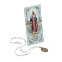 Terço Coroa Nossa Senhora das Lágrimas 6 mm com Folheto de Oração - FORNECEDOR 1