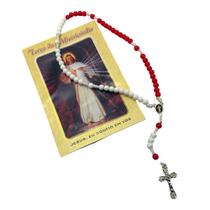 Terço Da Divina Misericórdia com Folheto de Oração - FORNECEDOR 19