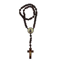 Terço de Nossa Senhora Aparecida Madeira Marrom Terço de Nossa Senhora Aparecida Madeira Marrom