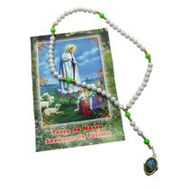 Terço De Nossa Senhora de Fátima com Folheto De Oração Terço De Nossa Senhora de Fátima com Folheto De Oração