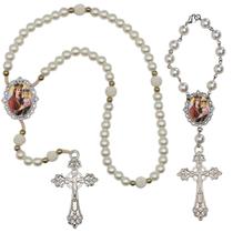 Terco de Oraçao de Luxo com Terco de Carro Nossa Senhora da Saude Qualidade Resinado Alto Padrão Premium Proteçao devoçã Terco de Oraçao de Luxo com Terco de Carro Nossa Senhora da Saude Qualidade Resinado Alto Padrão Premium Proteçao devoçã