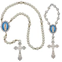 Terco de Oraçao de Luxo com Terco de Carro Nossa Senhora Mistica Qualidade Resinado Alto Padrão Premium Proteçao devoção Terco de Oraçao de Luxo com Terco de Carro Nossa Senhora Mistica Qualidade Resinado Alto Padrão Premium Proteçao devoção
