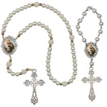 Terco de Oraçao de Luxo com Terco de Carro Santo Antonio Qualidade Resinado Alto Padrão Premium Proteçao devoção Catolic