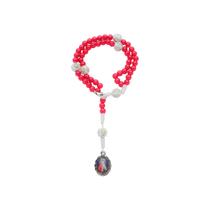 Terço de Pulso de Jesus Misericordioso Vermelho Terço de Pulso de Jesus Misericordioso Vermelho
