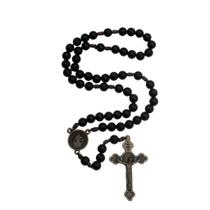 Terço de São Bento Pérola Preto
