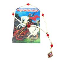 Terço de São Jorge Com Folheto De Oração Terço de São Jorge Com Folheto De Oração