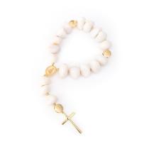 Terço Decorativo Nossa Senhora Aparecida Pedra Quartzo Branco Terço Decorativo Nossa Senhora Aparecida Pedra Quartzo Branco