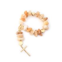 Terço Decorativo Nossa Senhora Aparecida Pedra Quartzo Hematóide Terço Decorativo Nossa Senhora Aparecida Pedra Quartzo Hematóide