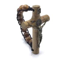 Terço Dezena De Mão Madeira Trançado Terço Dezena De Mão Madeira Trançado