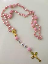 Terço dia das mães em pérola Terço dia das mães em pérola