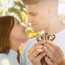Terço do Casal em Madeira 8mm - Ideal para Oração e Presentes