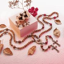 Terço Do Casal Por Onde For Quero Ser Seu Par Madeira 8mm