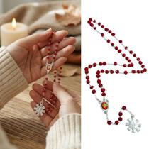 Terço do Espírito Santo Vermelho 2 mm