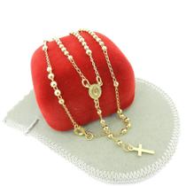 Terço Feminino 45Cm Folheado Ouro Gg146 Terço Feminino 45Cm Folheado Ouro Gg146