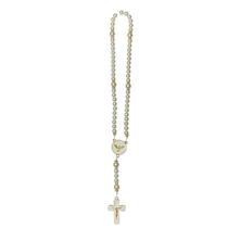 TERCO G DIVINO COM STRASS E PEROLA CREME 34cm