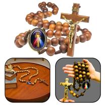 Terço Grande De Parede Jesus Misericordioso No Cordão - FORNECEDOR 1