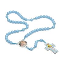 Terço Infantil Anjo da Guarda Azul 8mm Terço Infantil Anjo da Guarda Azul 8mm