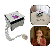 Terço Infantil Crianças Nossa Senhora das Lágrimas Com Caixinha Estampada Terço Infantil Crianças Nossa Senhora das Lágrimas Com Caixinha Estampada