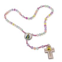 Terço Infantil Nossa Senhora Aparecida Acrilico 8 mm Terço Infantil Nossa Senhora Aparecida Acrilico 8 mm