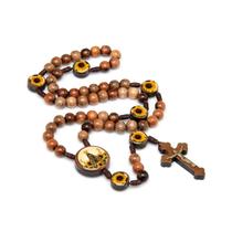 Terço Madeira N. Sra. Aparecida - Girassol Terço Madeira N. Sra. Aparecida - Girassol