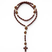 Terço Madeira São Bento Conta 8Mm 45 Cm Marrom Terço Madeira São Bento Conta 8Mm 45 Cm Marrom