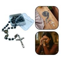 Terço Mãe Da Divina Providência de Hematita Terço Mãe Da Divina Providência de Hematita