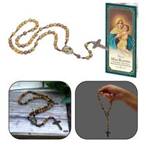 Terço Mãe Rainha com Folheto de Oração