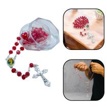 Terço Mãe Rainha Cristal Acrílico Vermelho 8 Mm Terço Mãe Rainha Cristal Acrílico Vermelho 8 Mm