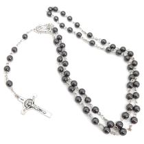 Terço Nossa Senhora Aparecida Hematita Terço Católico Terço Nossa Senhora Aparecida Hematita Terço Católico