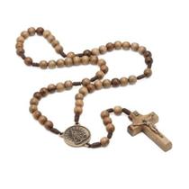 Terço Nossa Senhora Aparecida Madeira Contas De 10mm