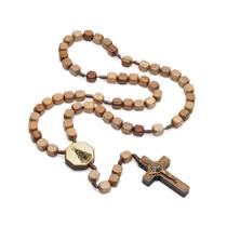 Terço Nossa Senhora Aparecida Madeira Quadrada 10mm LANÇAMENTO Terço Nossa Senhora Aparecida Madeira Quadrada 10mm LANÇAMENTO