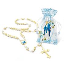 Terço Nossa Senhora Das Graças Contas ABS No Saquinho Estampado