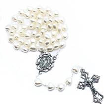 Terço Nossa Senhora das Graças Coração Pérola Terço Nossa Senhora das Graças Coração Pérola