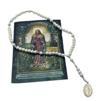 Terço Nossa Senhora das Lágrimas 6 mm com Folheto de Oração - FORNECEDOR 43