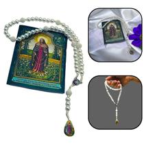 Terço Nossa Senhora das Lágrimas 8 mm com Folheto de Oração Terço Nossa Senhora das Lágrimas 8 mm com Folheto de Oração