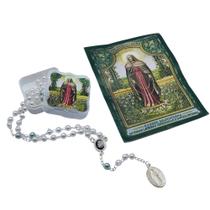 Terço Nossa Senhora das Lágrimas Irmã Amália de Jesus com Folheto de Oração - FORNECEDOR 43