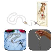 Terço Nossa Senhora de Fátima com Folheto de Oração