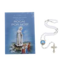 Terço Nossa Senhora de Fátima com Folheto Terço Nossa Senhora de Fátima com Folheto