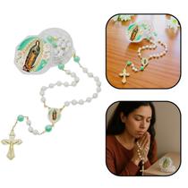 Terço Nossa Senhora de Guadalupe com Caixinha Acrílica 8 mm Terço Nossa Senhora de Guadalupe com Caixinha Acrílica 8 mm