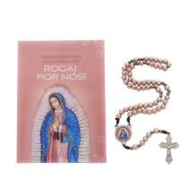 Terço Nossa Senhora de Guadalupe com Folheto Terço Nossa Senhora de Guadalupe com Folheto