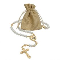 Terço Nossa Senhora de La Salette Cristal com Saquinho Terço Nossa Senhora de La Salette Cristal com Saquinho